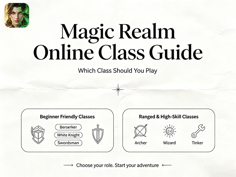 Magic Realm Online Class Guide Which Class Should You Play