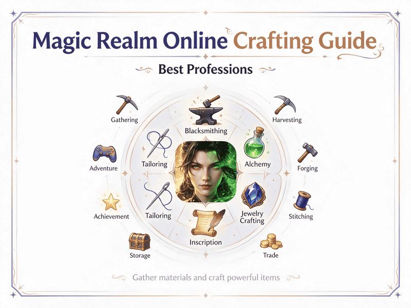 Magic Realm Online Crafting Guide: Best Professions