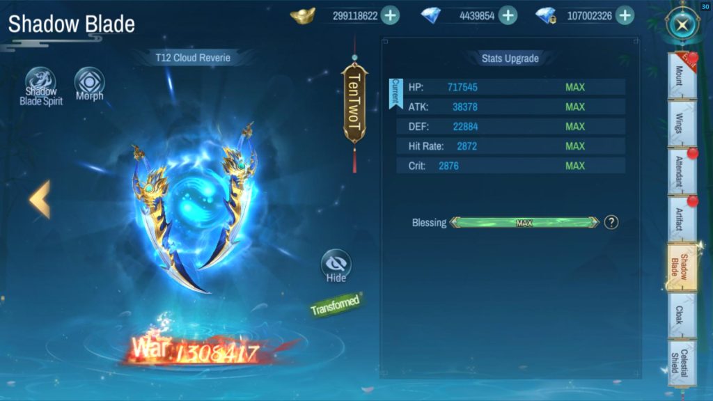 Shadow Blade System